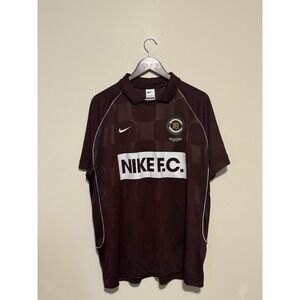 Nike Dri-FIT F.C. Men's Short-Sleeve Soccer Jersey Burgundy SZ large DQ5045-652